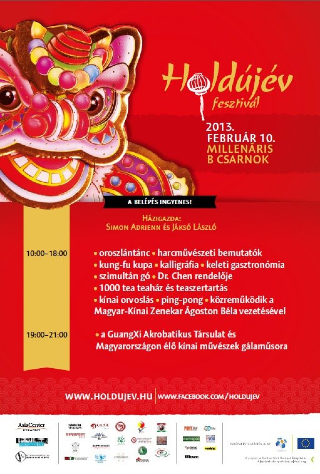 Lunar new year – a festival on February 10 in Millenaris